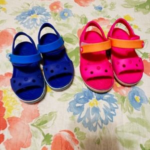 Crocs toddler USA size 8 boy and girl